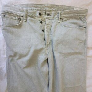 Rag and Bone Mens Designer Denim jeans Size 38x32 NWOT Off White Bleach Blue